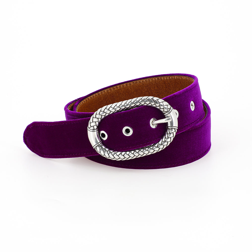 LA MAHARA - VELOURS SILK FUCHSIA