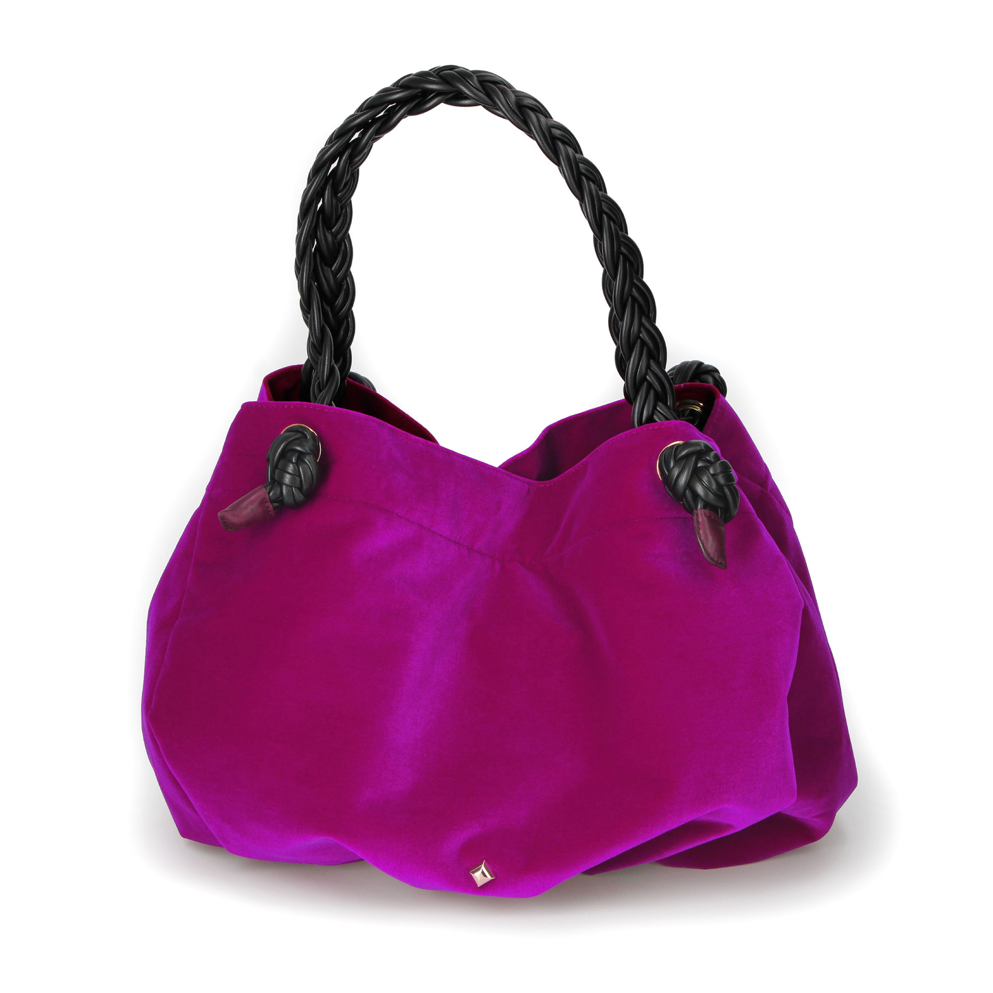 LE GRAND CHOUCHOU - VELOURS SILK FUCHSIA
