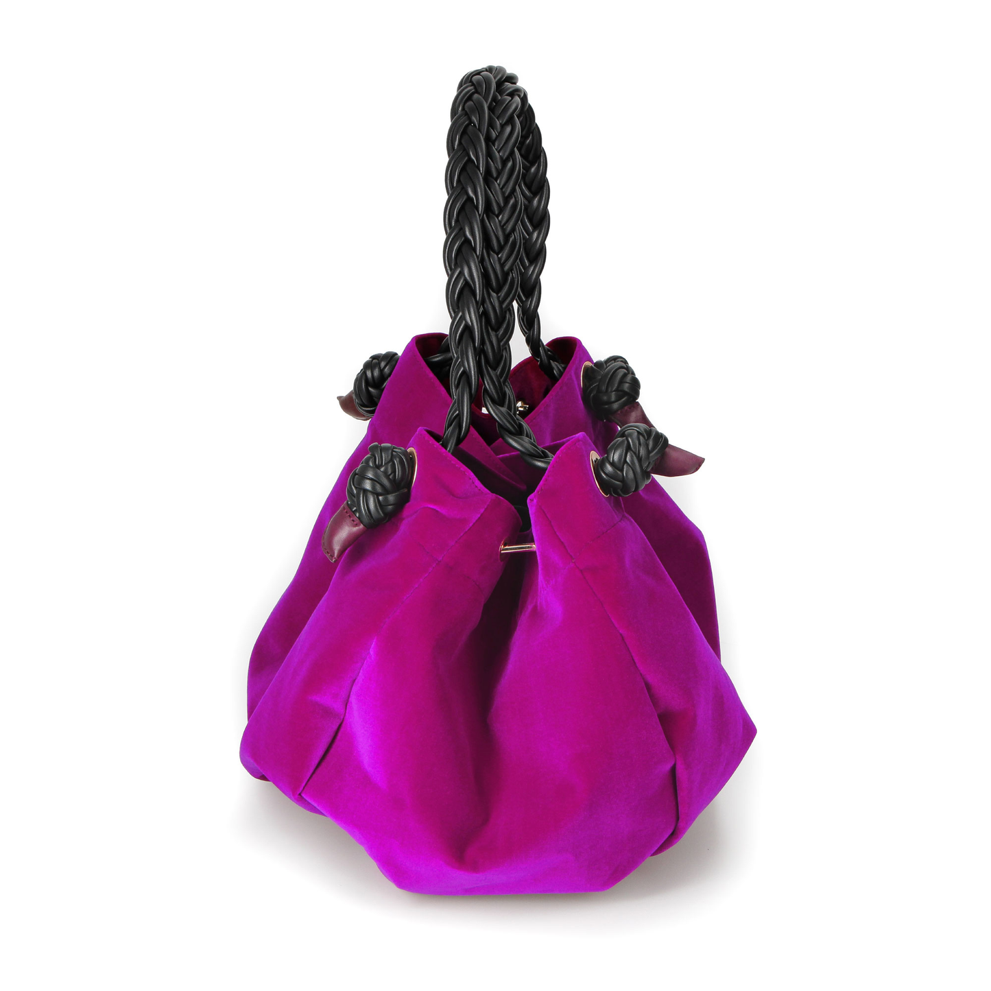 LE GRAND CHOUCHOU - VELOURS SILK FUCHSIA