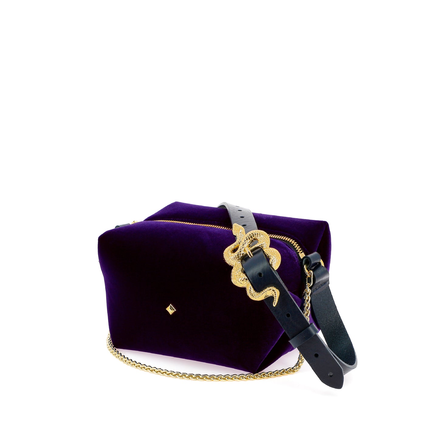 LE MINI SOHNA - VELOURS SILK BARBIER VIOLET NUIT