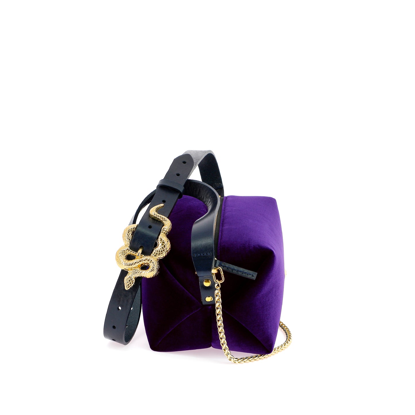 LE MINI SOHNA - VELOURS SILK BARBIER VIOLET NUIT