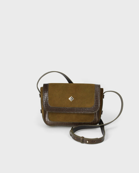 LE CATHY - VELOURS BRONZE BATISTE KAKI