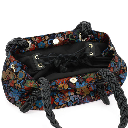 THE SILK VELVET SCRUNCHIE - EMPIRE GREEN 