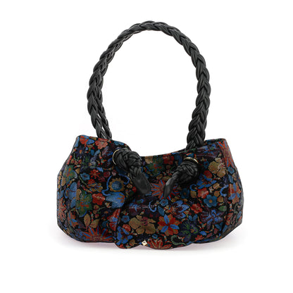 THE SILK VELVET SCRUNCHIE - EMPIRE GREEN 