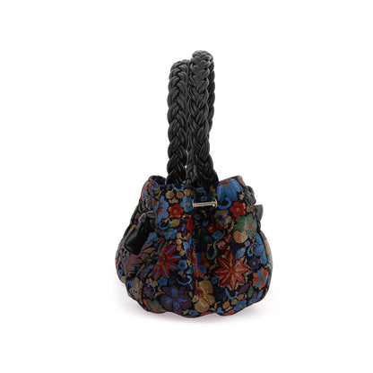 THE SILK VELVET SCRUNCHIE - EMPIRE GREEN 