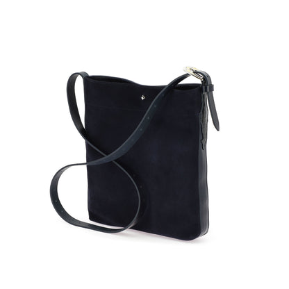 THE MINI ENZO - NAVY QUILTED VELVET 