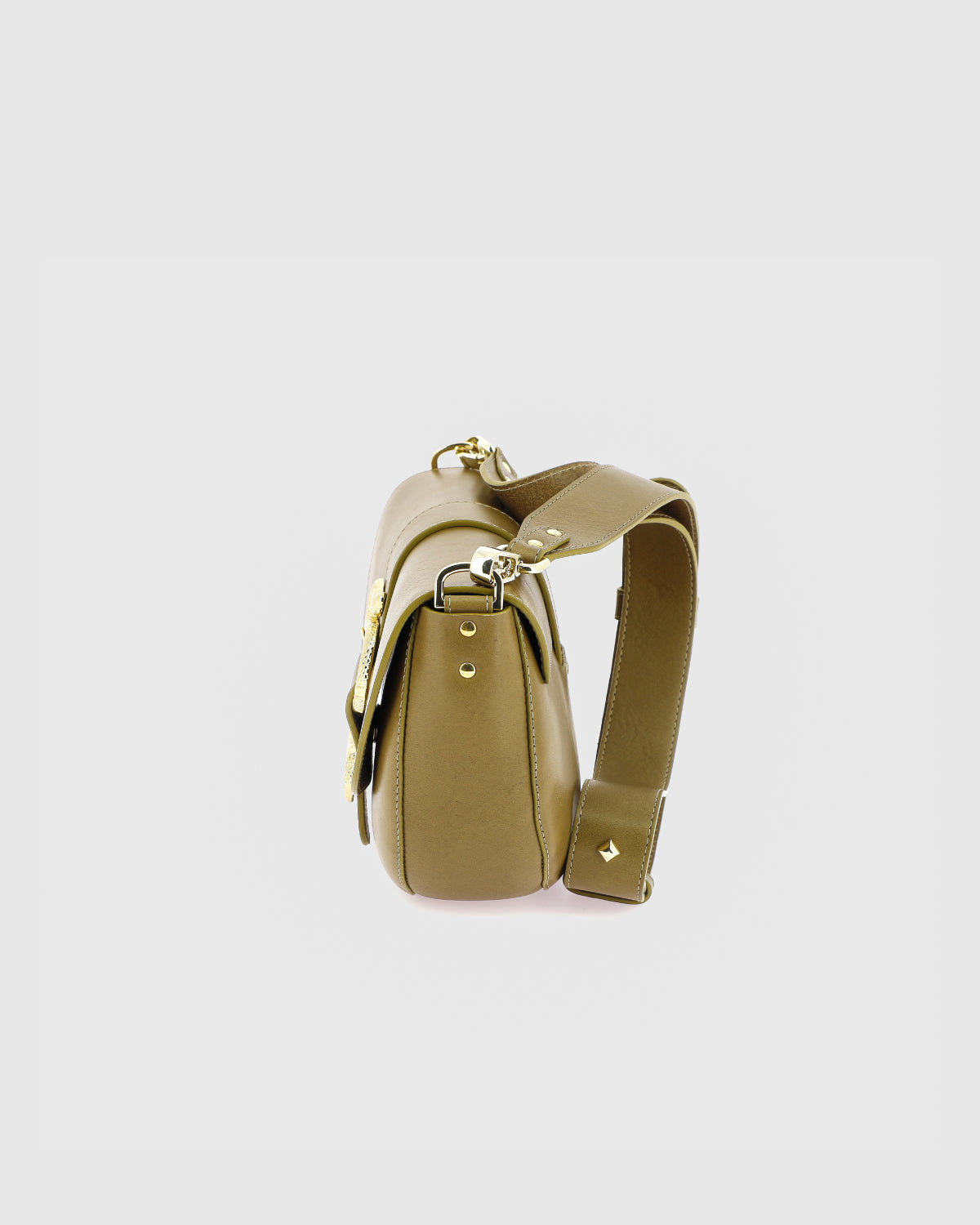 GABRIELLE BUGEAUD POSITIVELY カナダ産AOR LE GABIE CRUSH - Snake buckle bag - HERBERT Brother Sister