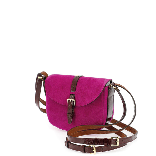 LE SAB JUNE - VELOURS FUCHSIA MACIS