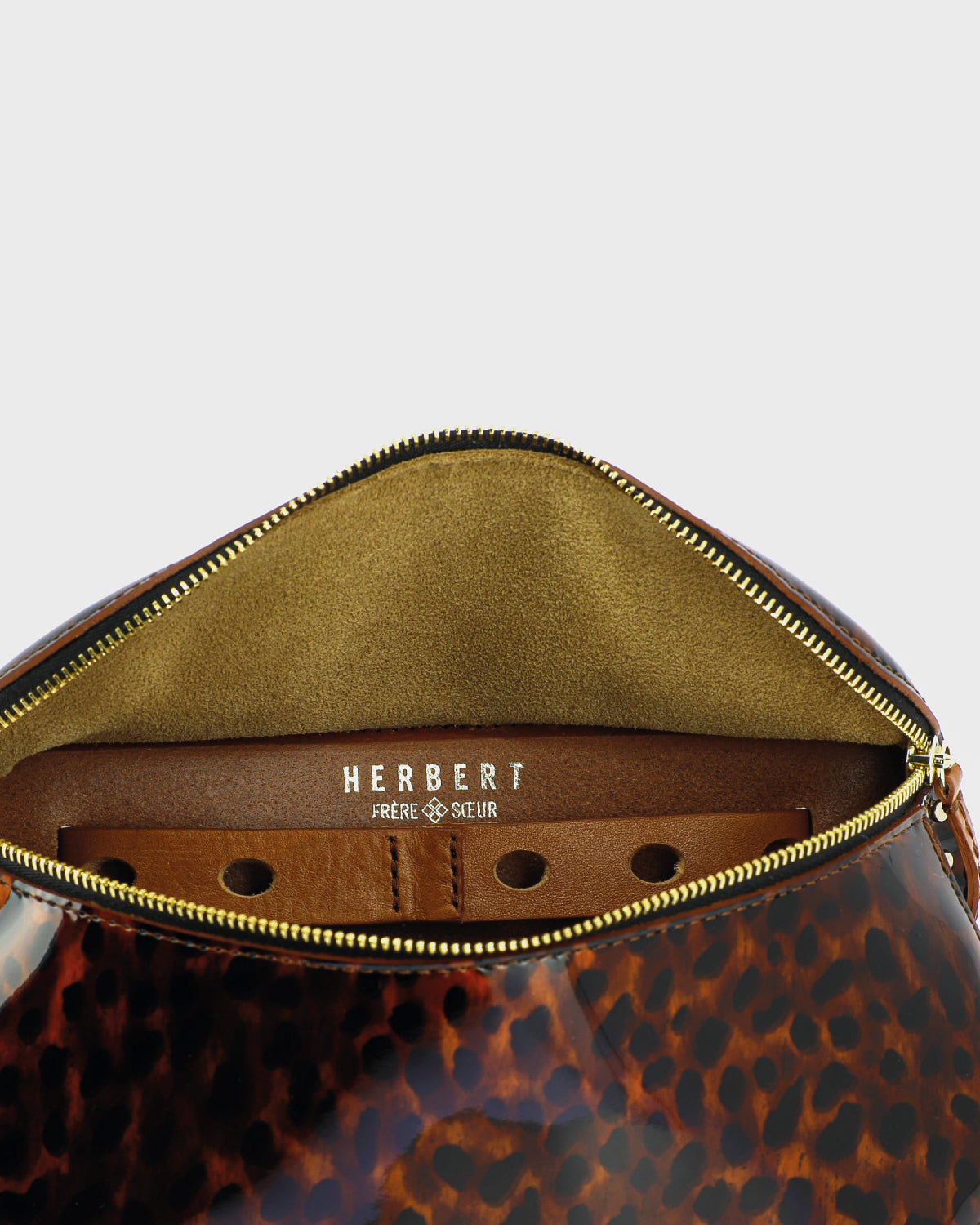 LA LILI VELOURS - Leather fanny pack - HERBERT Brother Sister