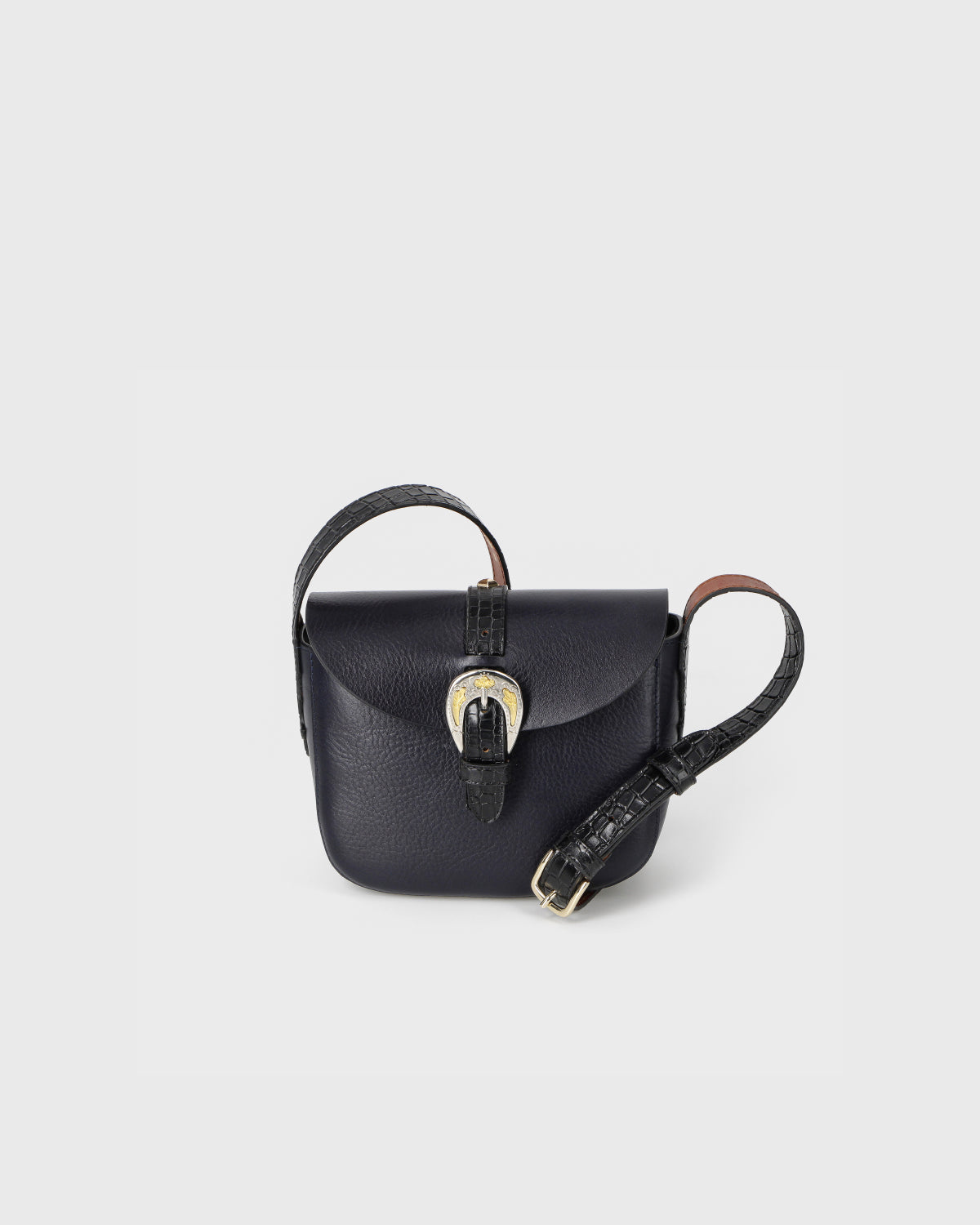 LE SAB JUNE - Leather bag with double shoulder strap - HERBERT Brother ...