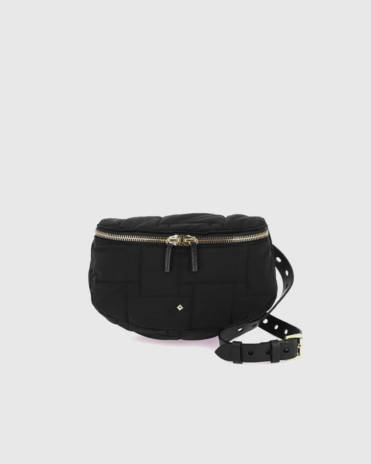 LA GRANDE LILI - BLACK QUILTED CANVAS 