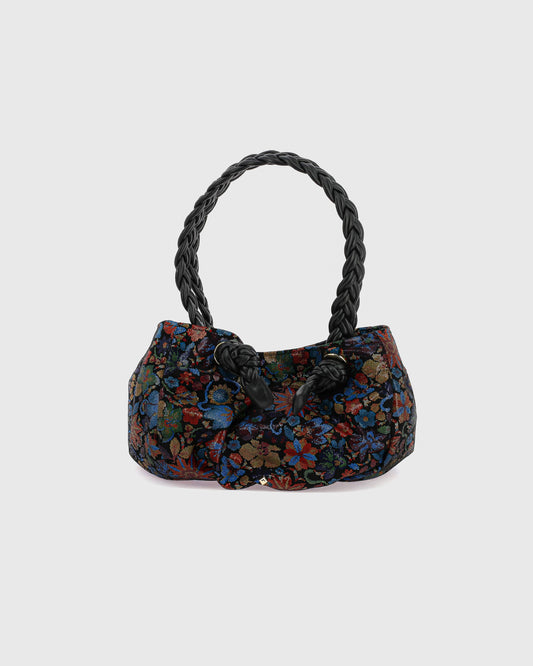THE SILK VELVET SCRUNCHIE - EMPIRE GREEN 