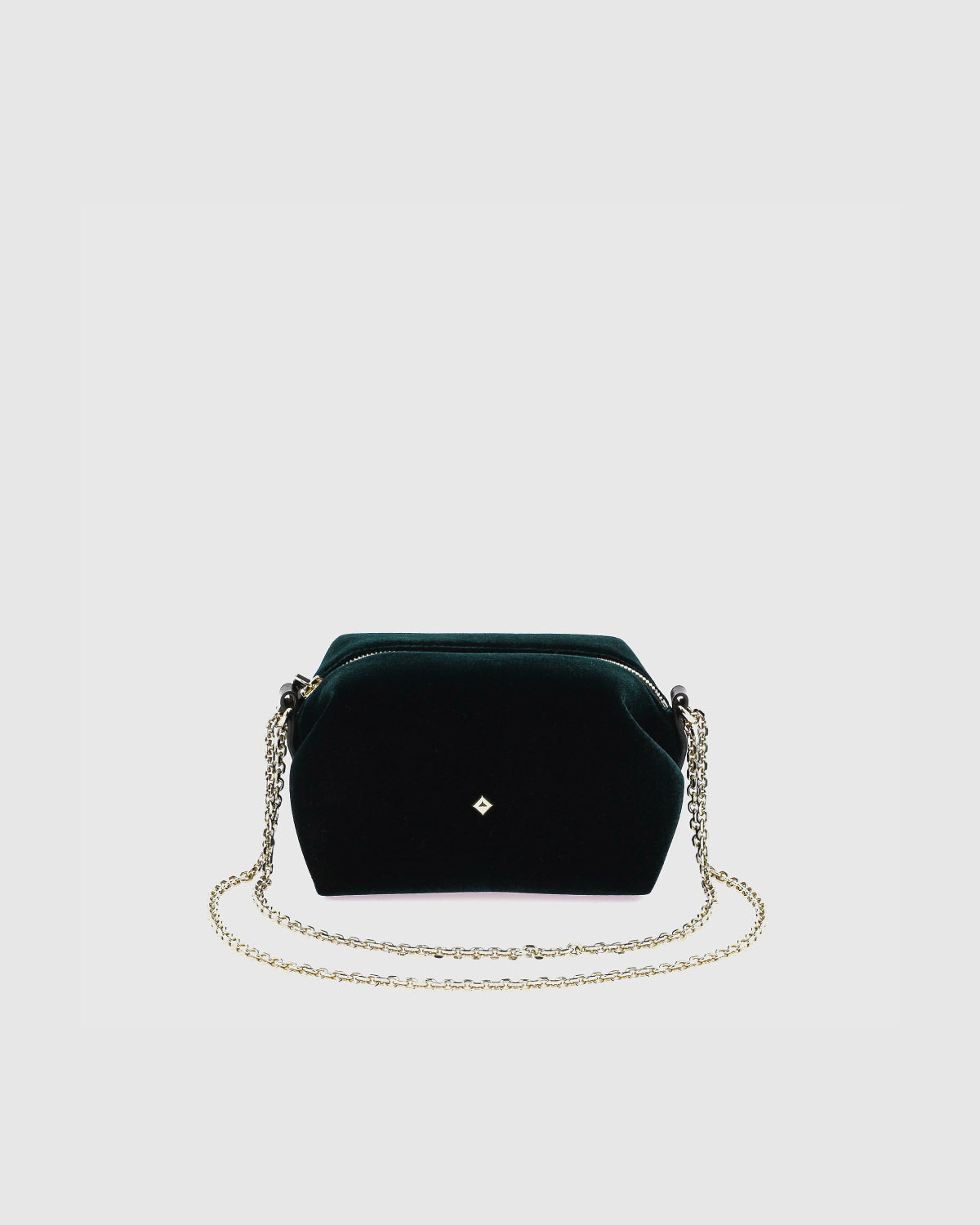 THE MINI SOHNA - SILK NIGHT VELVET EMPIRE GREEN 