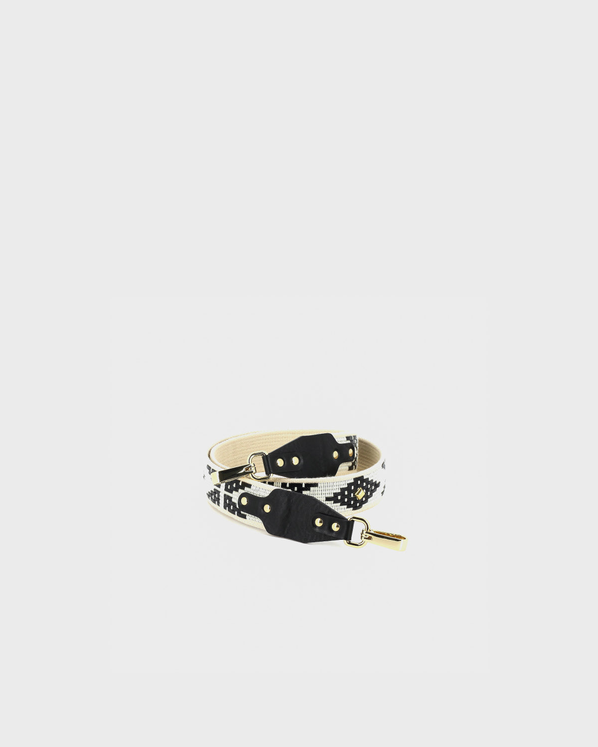 LA MUSETTE - SANGLE BEIGE / NOIR