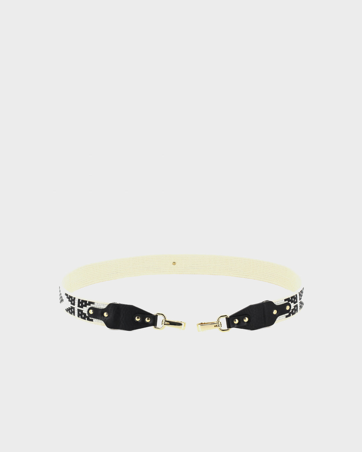 LA MUSETTE - SANGLE BEIGE / NOIR